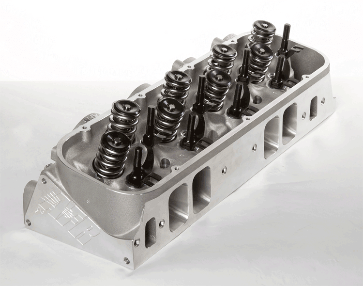 AFR 345cc BBC Magnum Rectangle Port Cylinder Heads, Partially Ported, CNC Chambers, No Parts thumbnail 2