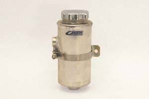 Aluminum Power Steering Reservoir Tank Universal, 1/2” NPT Bottom & 3/8” NPT Side Port