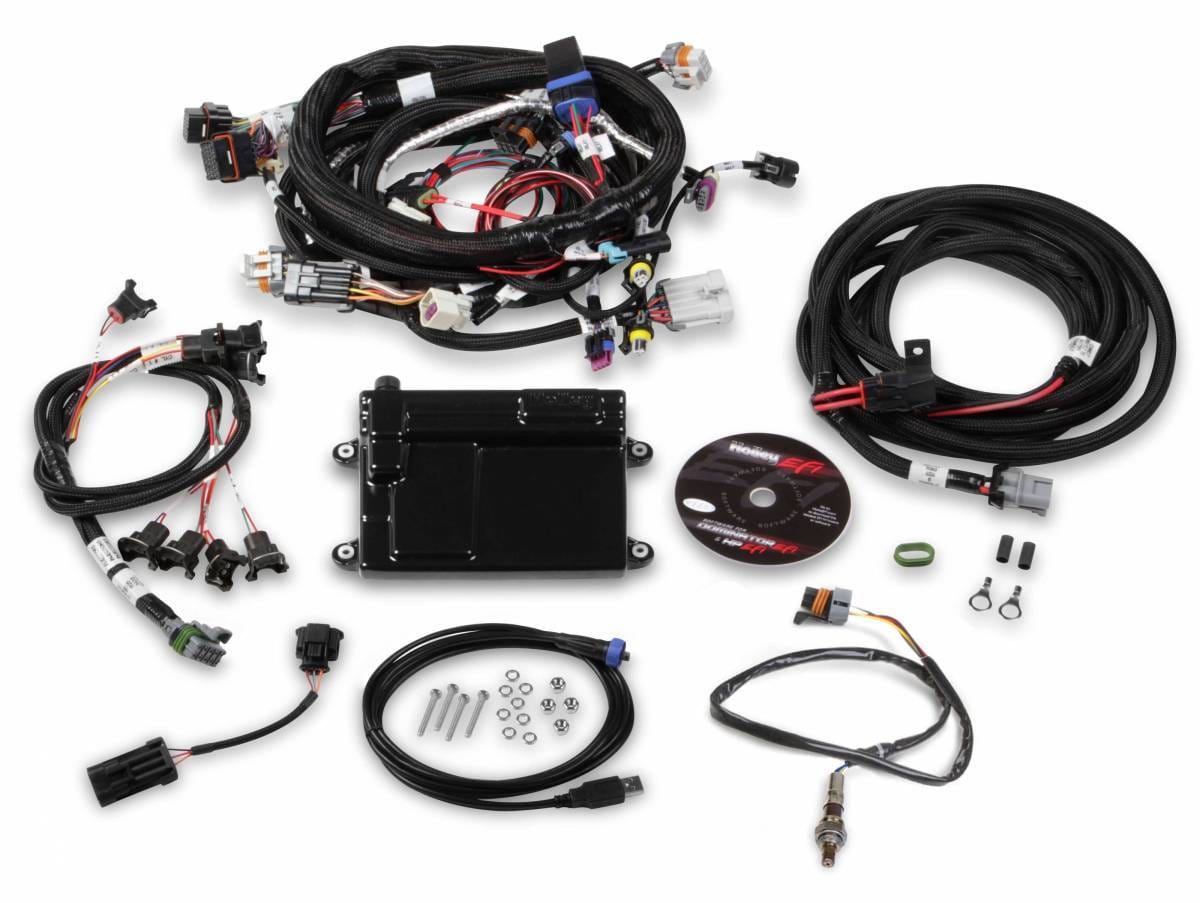 Holley HP EFI ECU and Harness Kit for LS2 LS3 LS7 58x with EV1 Connectors - NTK O2 Sensor thumbnail 2