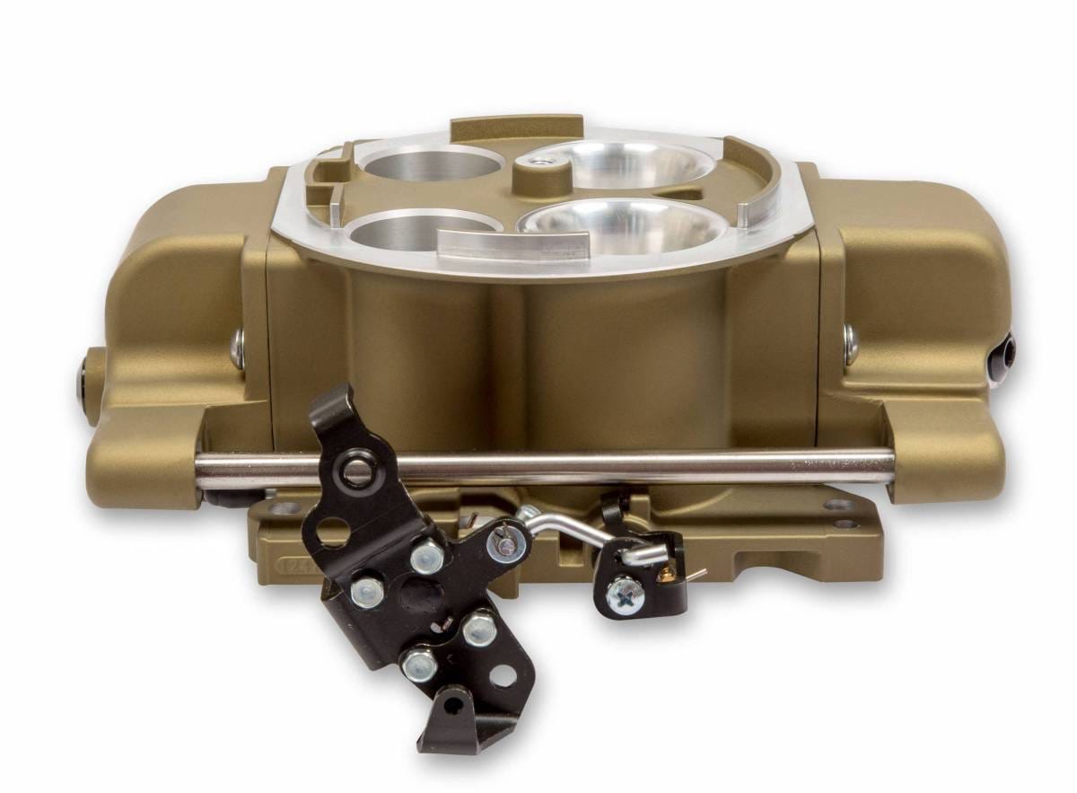 Holley Sniper EFI Quadrajet 4 Barrel Fuel Injection Master Kit - Classic Gold thumbnail 3