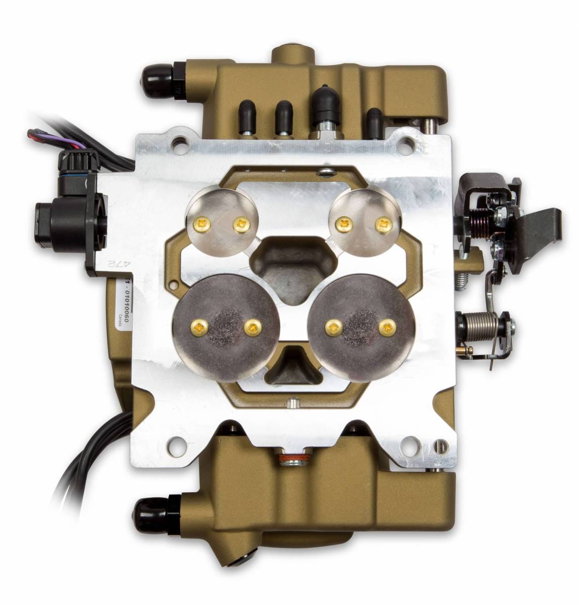 Holley Sniper EFI Quadrajet 4 Barrel Fuel Injection Master Kit - Classic Gold thumbnail 4