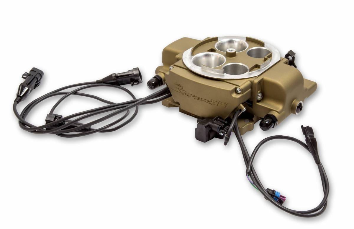 Holley Sniper EFI Quadrajet 4 Barrel Fuel Injection Master Kit - Classic Gold thumbnail 5