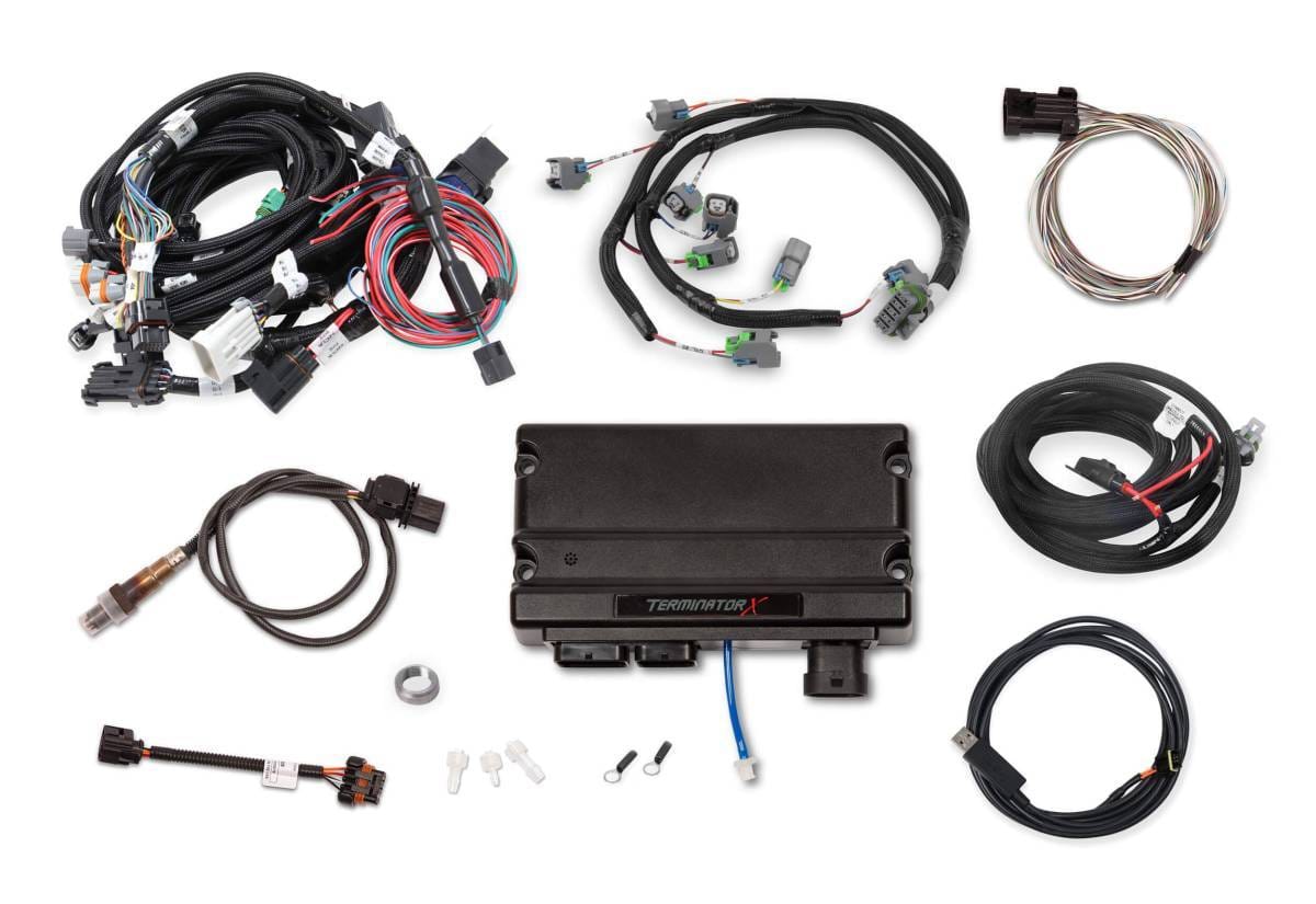Holley Terminator X For Ford Modular Motor 2V & 4V with Smart Coils and EV6