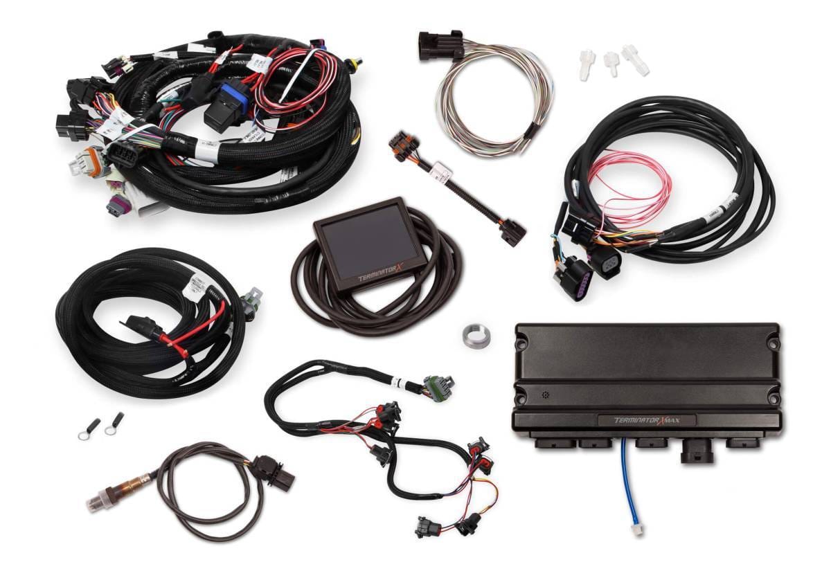 Holley Terminator X Max MPFI Controller Kit For LS2/LS3/Truck 58x Crank 4x Cam with DBW Throttle Body & Transmission Control