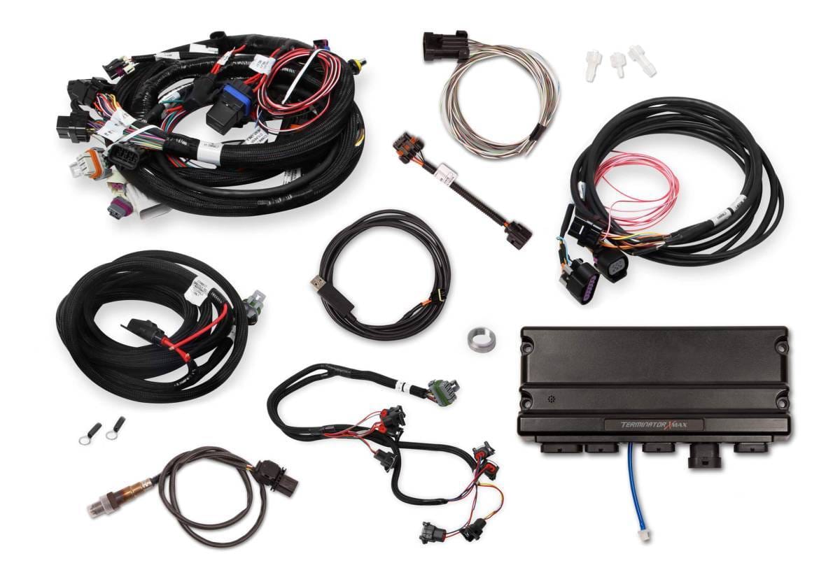 Holley Terminator X Max MPFI Controller Kit For LS2/LS3 58x Crank 4x Cam with DBW Throttle Body - No Handheld