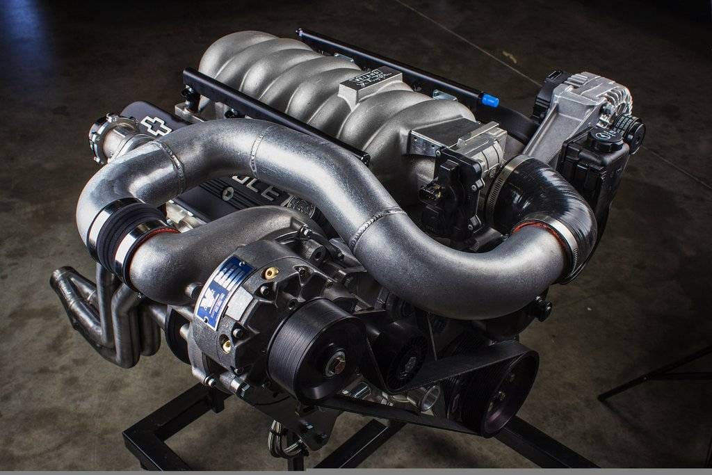 Chevrolet C5/C6 Corvette FEAD Vortech Supercharger - Black V-2 Ti LS-Swap Kit EFI 