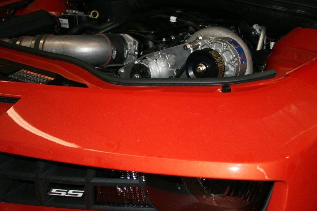 Chevrolet Camaro SS LS3 L99 2010-2011 6.2L Vortech Supercharger - Polished V-3 Si Complete Kit thumbnail 4