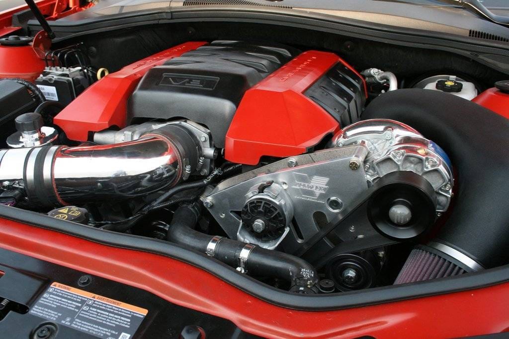 Chevrolet Camaro SS LS3 L99 2010-2011 6.2L Vortech Supercharger - Polished V-3 Si Complete Kit