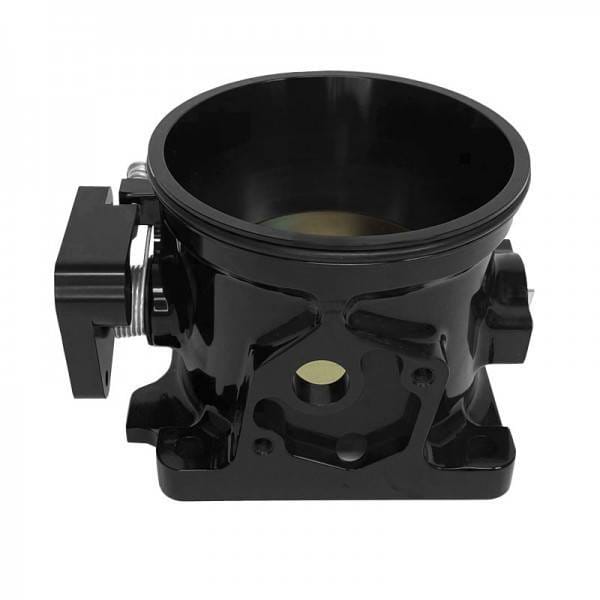 Accufab 90mm 86-93 Mustang 5.0L Clamshell Clamp Throttle Body - Black thumbnail 3