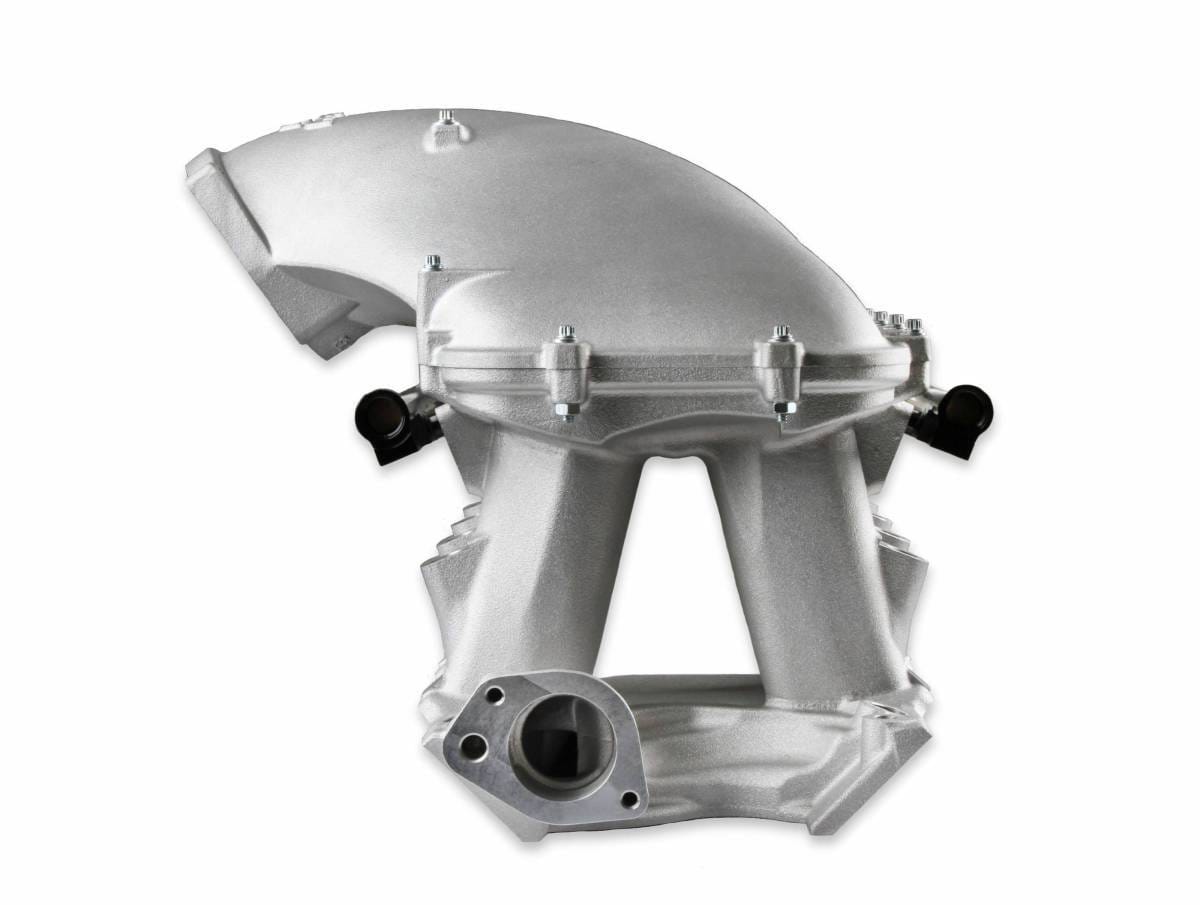 Holley EFI Ford 351 Windsor Hi-Ram Manifold with Side Mount Top 95mm Throttle Bore - Satin thumbnail 4