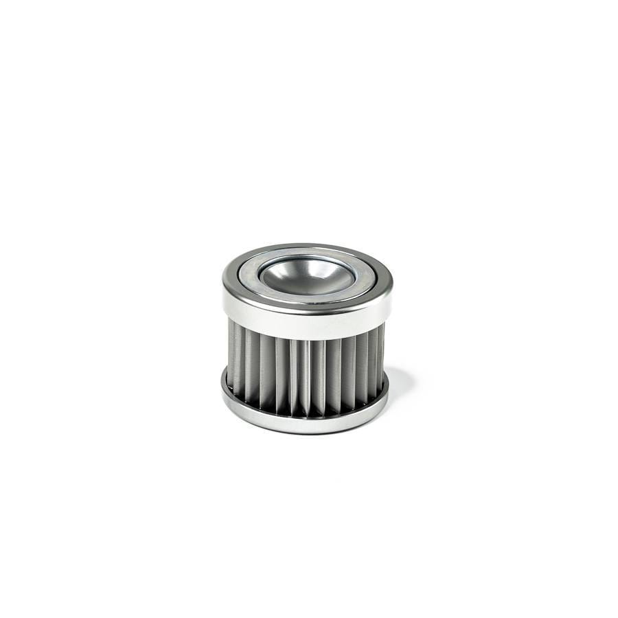 DeatshWerks In-Line Universal Fuel Filter Replacment Only for DW 70mm Housing - Stainless Steel 5 Micron