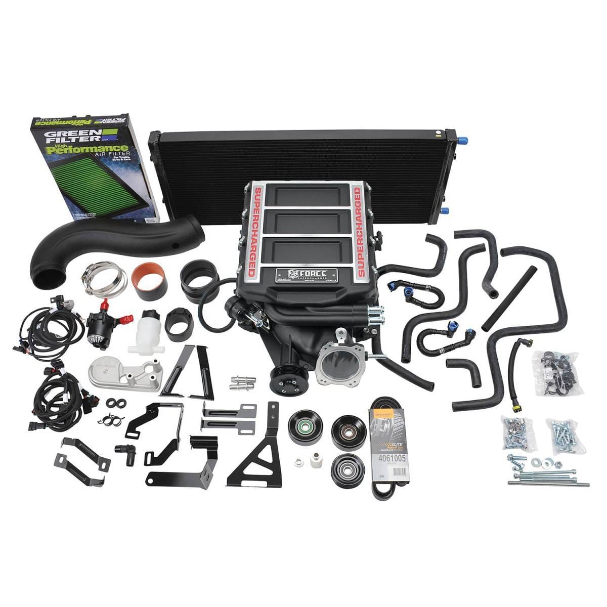 Chevy/GMC/Cadillac Truck SUV Gen V 6.2L 2014-2020 Edelbrock Stage 1 Complete Supercharger Intercooled Kit Without Tune thumbnail 2