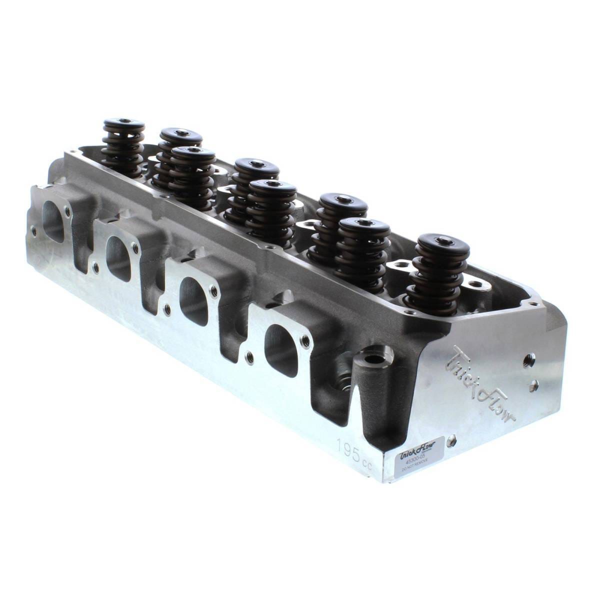 Trickflow CNC Ported 195cc Intake Cylinder Head, Ford 351C/M/400 Clevor, 72cc Chambers, 1.550 Valve Springs thumbnail 2
