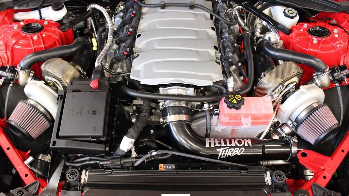 Chevy Camaro SS 2016-2023 LT1 Twin Hellion 62mm Turbo Intercooled Race Kit 