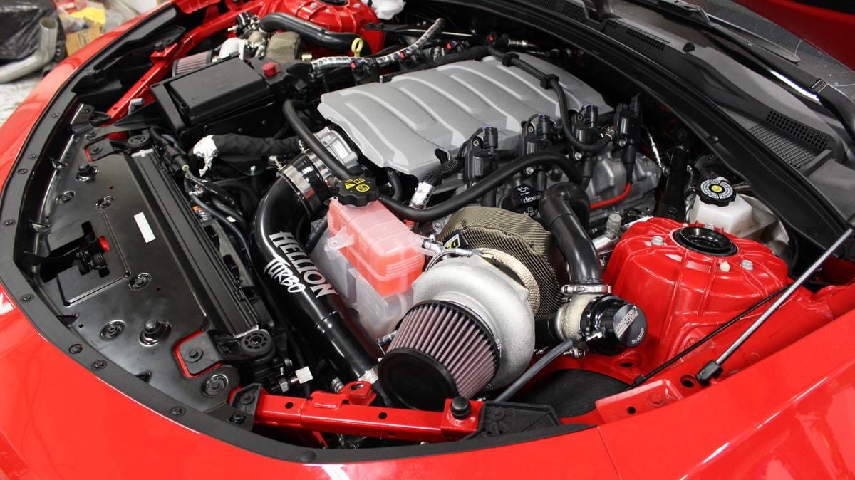 Chevy Camaro SS 2016-2023 LT1 Twin Hellion 62mm Turbo Intercooled Race Kit  thumbnail 2