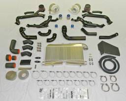 Chevy LS Swap Twin Hellion 62mm Turbo Intercooled Race Kit 