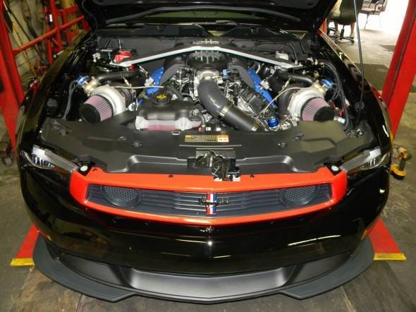 Ford Mustang Boss 302 2012-2013 Hellion Twin Hellion 62mm Turbos Intercooled Race Kit thumbnail 2