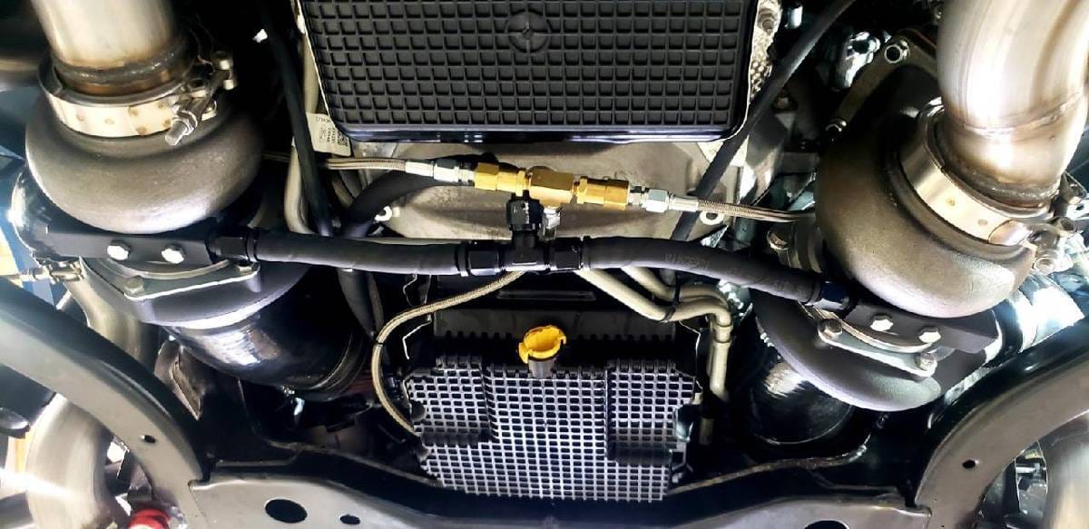 Ford Mustang GT 2018+ Hellion Twin 62mm Turbo Intercooled Sleeper Kit  thumbnail 3