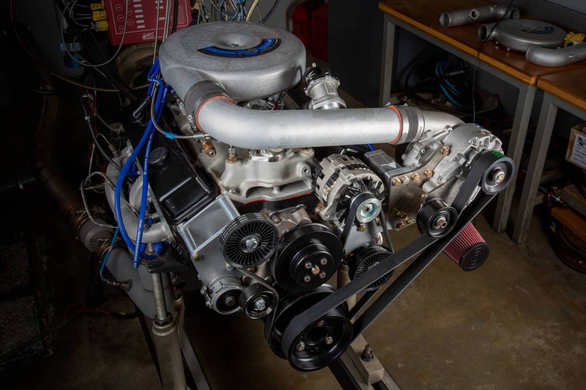 Chevrolet Small Block Vortech Supercharger - Black V-3 Si Kit 10 Rib 