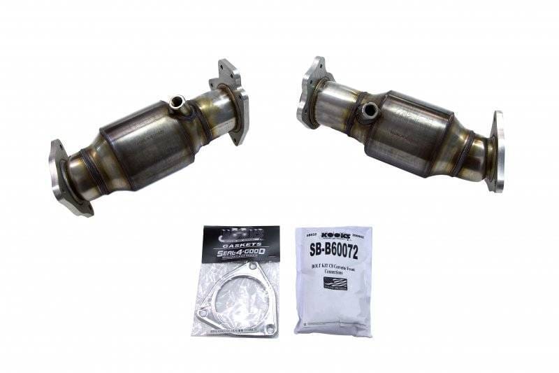 Chevy Corvette C8 2020+ Kooks Ultra-Green Catted OEM Connections 3" Super Street Catalytic Converters thumbnail 2