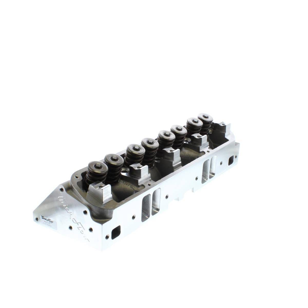 Trickflow PowerPort 190cc Cylinder Head, Small Block Mopar, Max Lift .680, 1.55" Springs, Titanium Retainers thumbnail 2