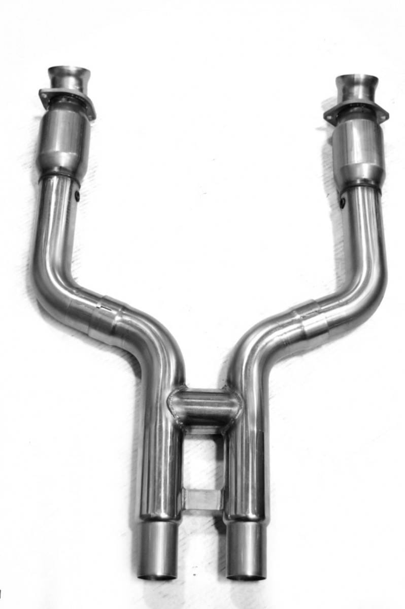 Ford Mustang GT 2011-2014 Kooks Long Tube Headers & Green Catted H-Pipe Connection Kit 1-7/8" x 3" thumbnail 2