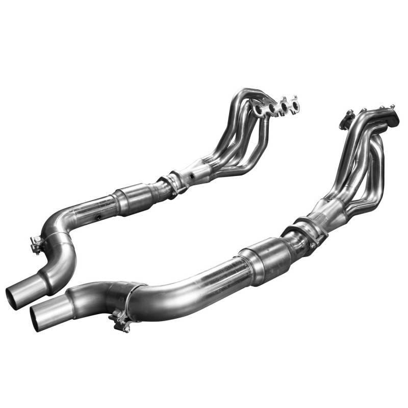 Ford Mustang GT 5.0L 2015+ Kooks Long Tube Headers & High Output Green Catted Connection Kit 3" x 2-1/4" thumbnail 2