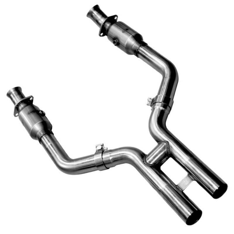 Ford Mustang GT 2005-2010 Kooks Long Tube Headers & Green Catted H-Pipe Connection Kit 1-5/8" x 2-1/2" thumbnail 2