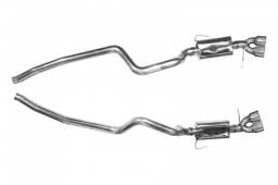Shelby Mustang GT500 5.8L 2013-2014 Cat-Back With Polished Quad Exhaust Tips 2-3/4" x 3"