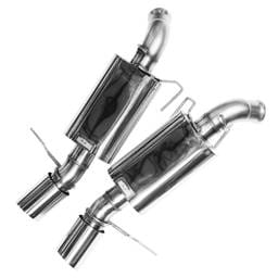 Mustang 5.0L / GT500 5.4L 2011-2014 Axle-Back Exhaust With Polished Tips 3"