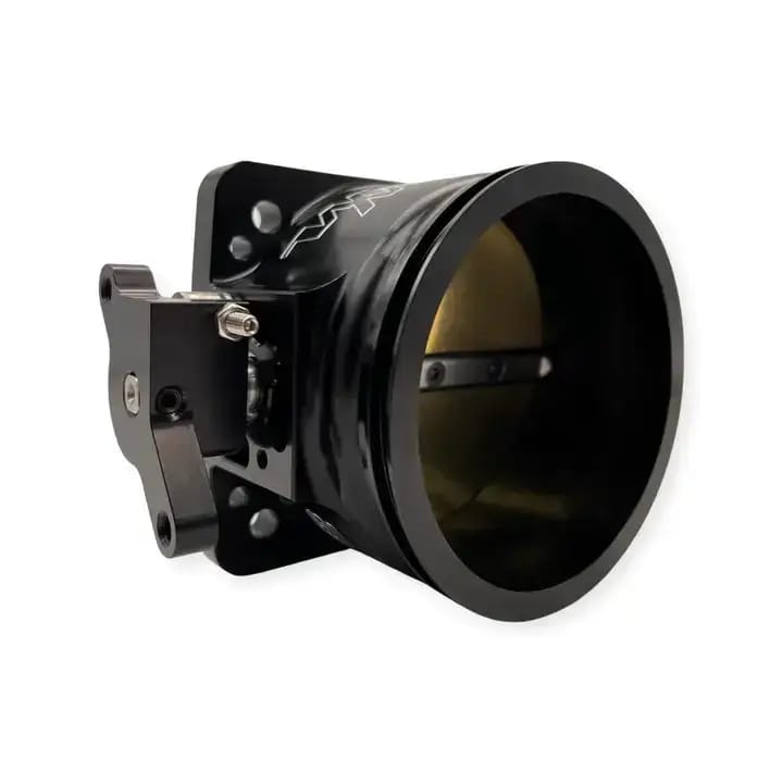 Wilson Manifolds 105MM Hi-Boost Billet V-Band LS / Ford Throttle Body - Anodized Black thumbnail 4