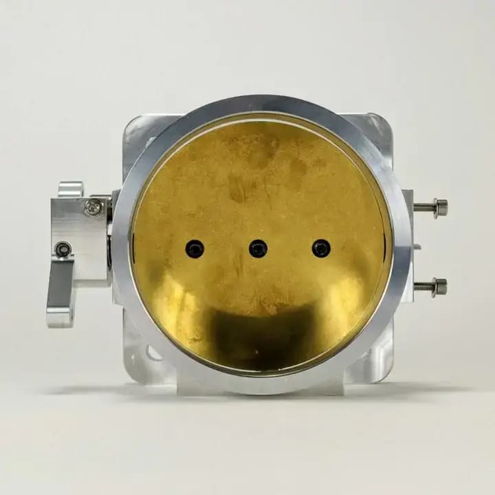 Wilson Manifolds 105MM Billet D-Band Throttle Body W/ IAC Provision - Silver Machined Finish thumbnail 6