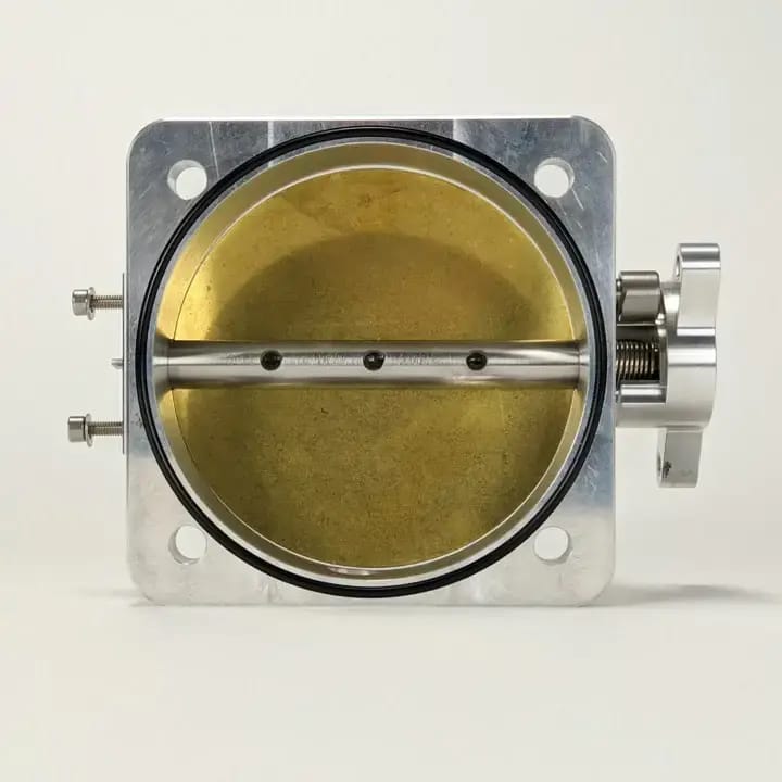 Wilson Manifolds 105MM Billet D-Band Throttle Body W/ IAC Provision - Silver Machined Finish thumbnail 7