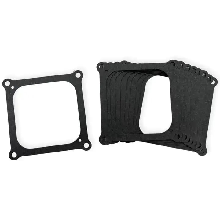 Wilson Manifolds 4150 Carburetor Spacer Set - 6 4150 Open & Tapered Spacers  thumbnail 3