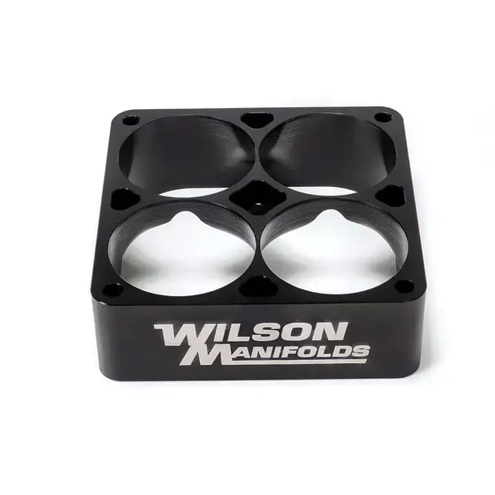 Wilson Manifolds 2.00" Tapered Lightweight Carburetor Spacer 4500 2.825" Bore thumbnail 2