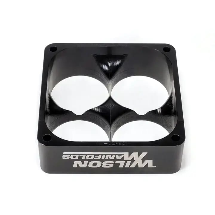 Wilson Manifolds 2.00" Tapered Lightweight Carburetor Spacer 4500 2.825" Bore thumbnail 4