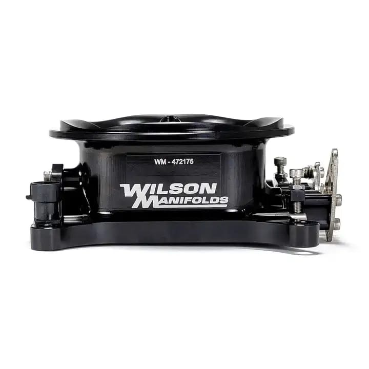 Wilson Manifolds 4150 4-Barrel Billet Throttle Body W/ TPS,IAC & ATS Provision 1285CFM - Anodized Black thumbnail 2