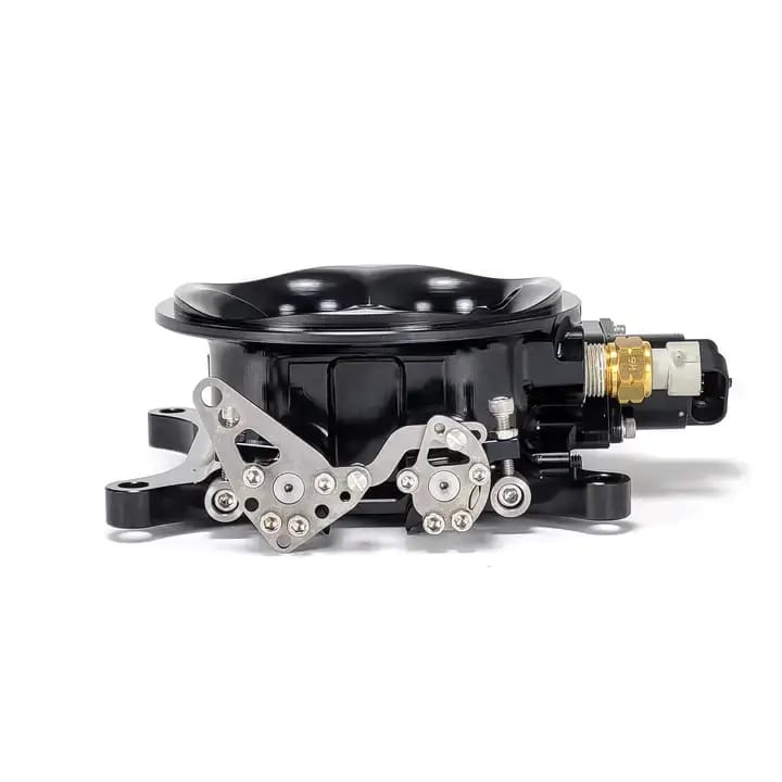 Wilson Manifolds 4150 4-Barrel Billet Throttle Body W/ TPS,IAC & ATS Provision 1285CFM - Anodized Black thumbnail 3
