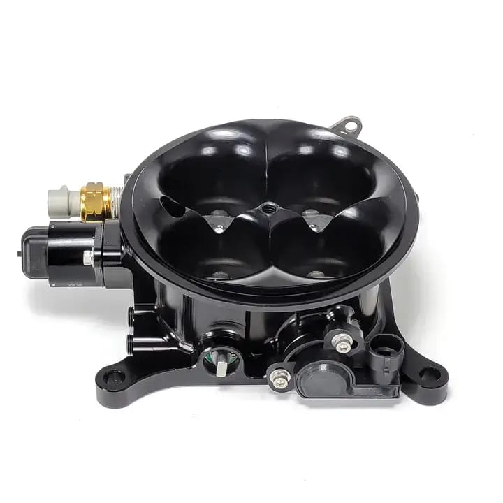 Wilson Manifolds 4150 4-Barrel Billet Throttle Body W/ TPS,IAC & ATS Provision 1285CFM - Anodized Black thumbnail 5