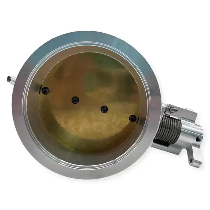 Wilson Manifolds 123MM Billet V-Band Throttle Body - Silver Machined Finish thumbnail 4