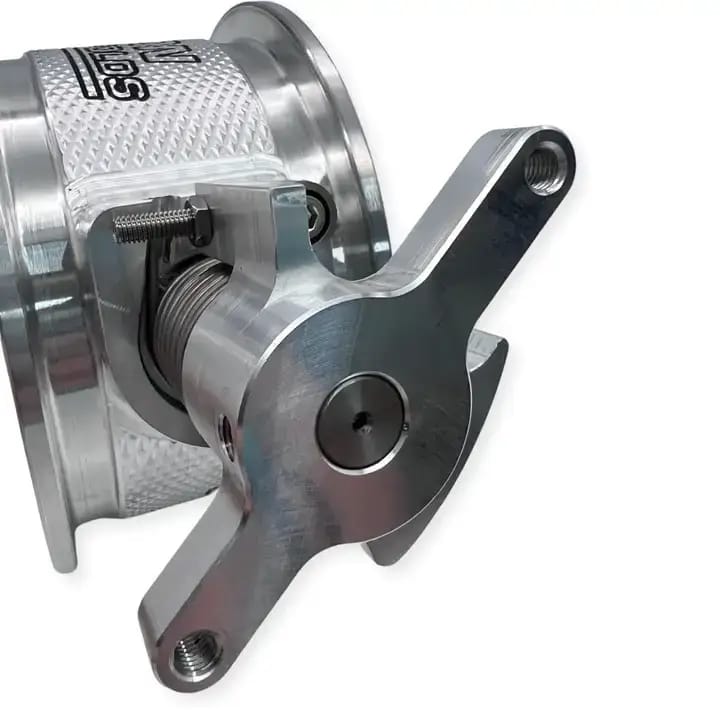 Wilson Manifolds 123MM Billet V-Band Throttle Body - Silver Machined Finish thumbnail 5