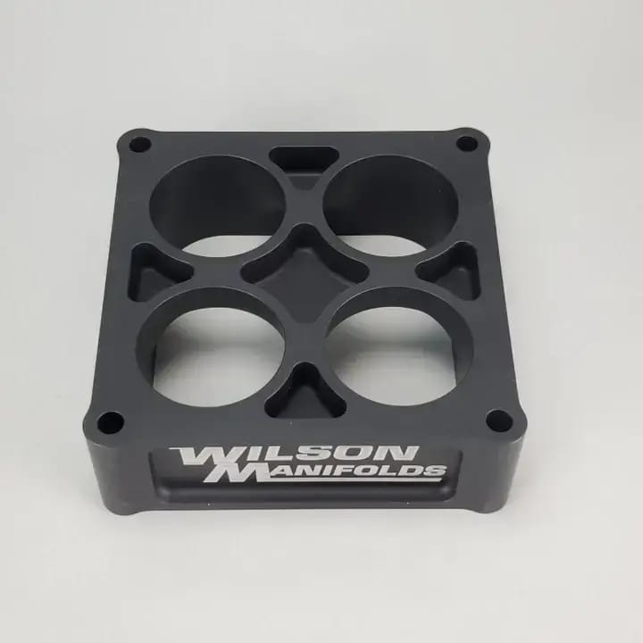 Wilson Manifolds 2.00" Tapered Lightweight Carburetor Spacer 4500 2.150" Bore thumbnail 2