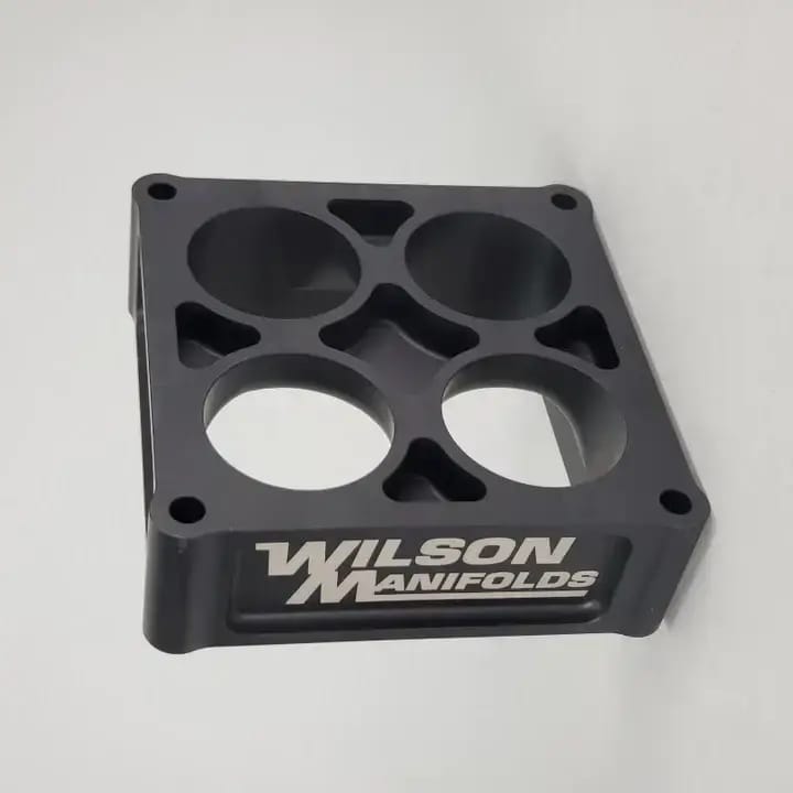 Wilson Manifolds 2.00" Tapered Lightweight Carburetor Spacer 4500 2.150" Bore thumbnail 3