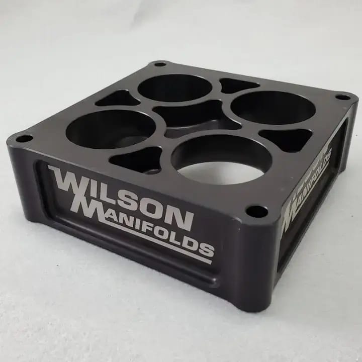 Wilson Manifolds 2.00" Tapered Lightweight Carburetor Spacer 4500 2.00" Bore thumbnail 2