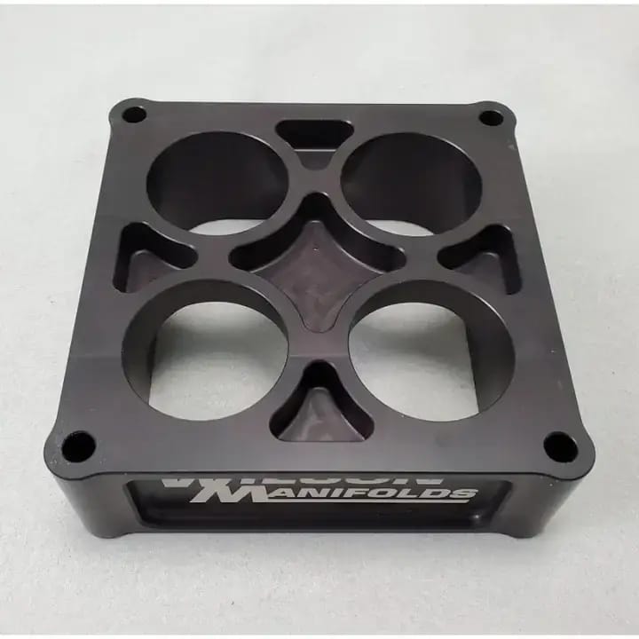 Wilson Manifolds 2.00" Tapered Lightweight Carburetor Spacer 4500 2.00" Bore thumbnail 3