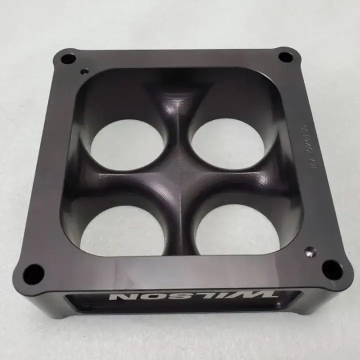 Wilson Manifolds 2.00" Tapered Lightweight Carburetor Spacer 4500 2.00" Bore thumbnail 4