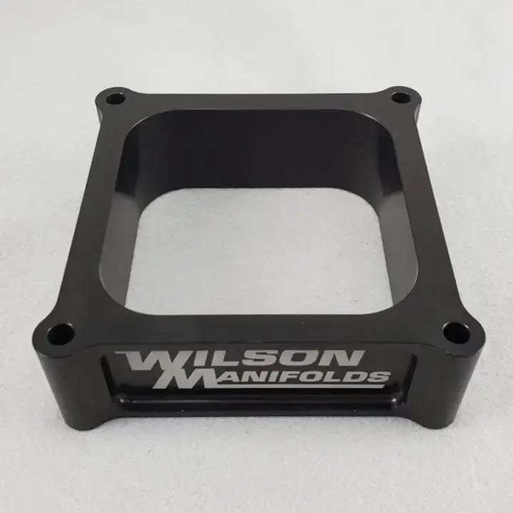 Wilson Manifolds 2.00" Open Lightweight Carburetor Spacer 4500 thumbnail 3