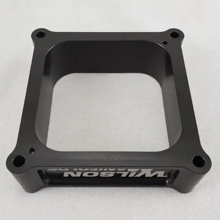 Wilson Manifolds 2.00" Open Lightweight Carburetor Spacer 4500 thumbnail 4