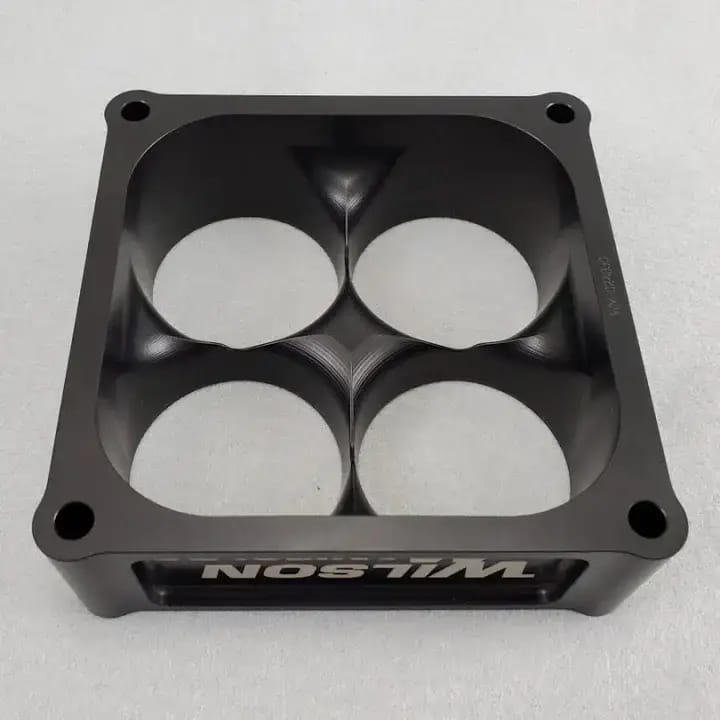 Wilson Manifolds 2.00" Tapered Lightweight Carburetor Spacer 4500 2.550" Bore thumbnail 4