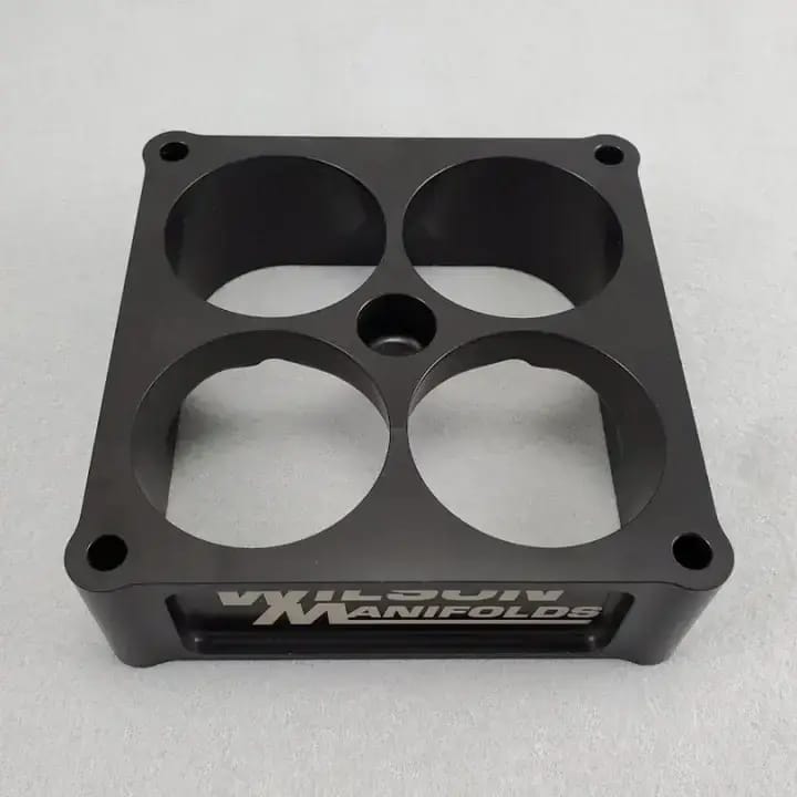 Wilson Manifolds 2.00" Tapered Lightweight Carburetor Spacer 4500 2.550" Bore thumbnail 3